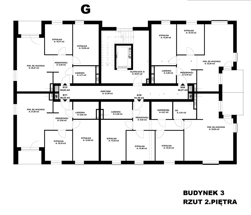 Stara Mleczarnia - Budynek B3 - SPRZEDANY - Piętro 2