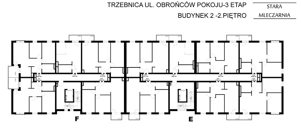 Stara Mleczarnia - Budynek B2 - gotowe mieszkania - Piętro 2 - SPRZEDANE