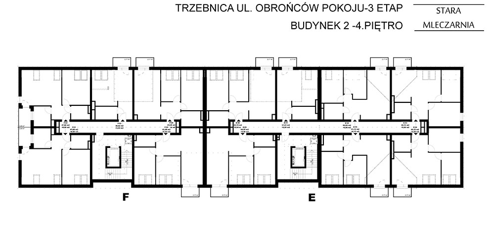 Stara Mleczarnia - Budynek B2 - gotowe mieszkania - Piętro 4 - sprzedane