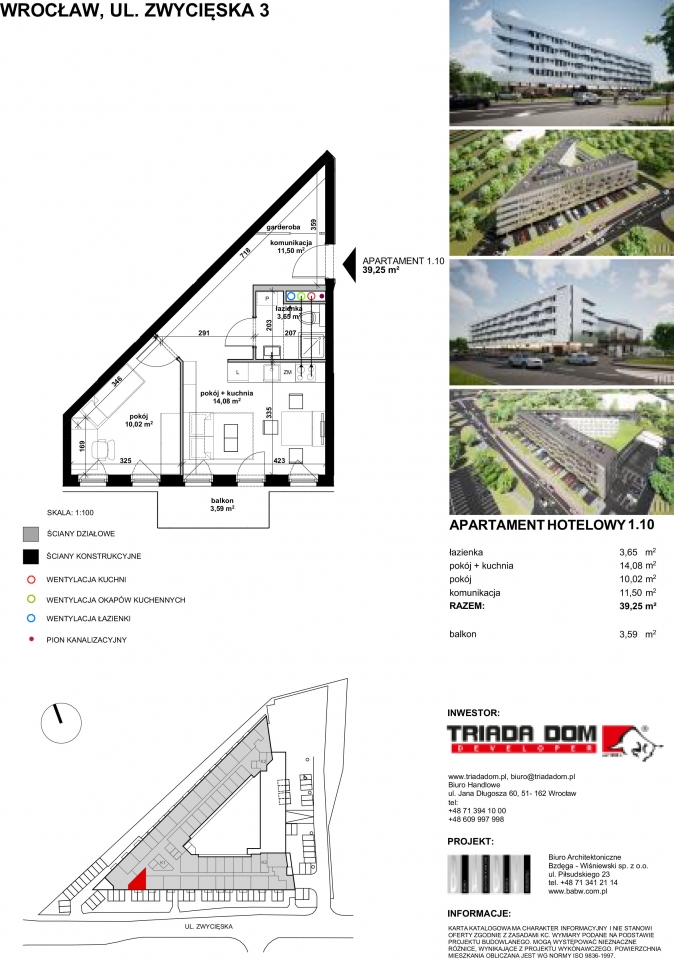 Apartament 1.10 (z najemcą)