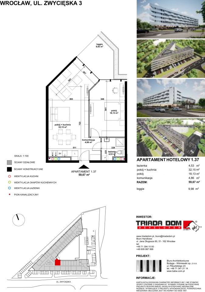 Apartament 1.37 (z najemcą)
