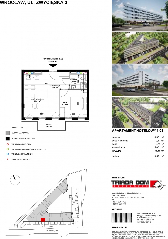 Apartament 1.08 (z najemcą)