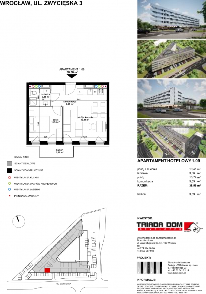 Apartament 1.09 (z najemcą)