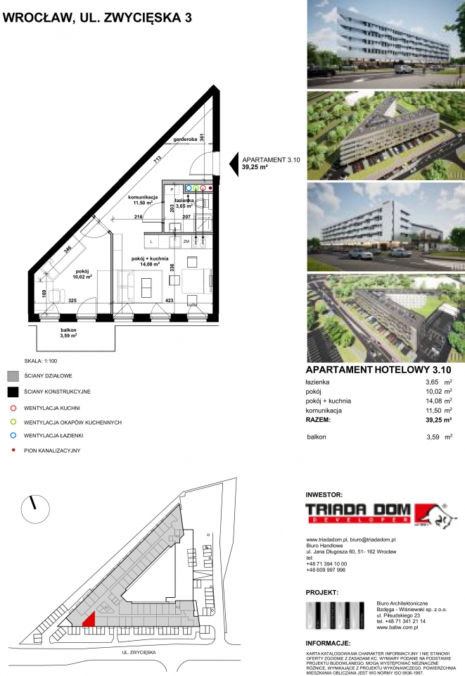 Apartament 3.10 (z najemcą)