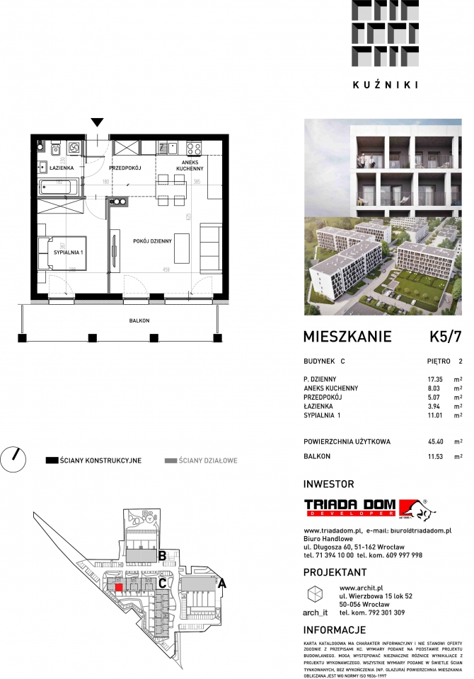 Mieszkanie K5/7