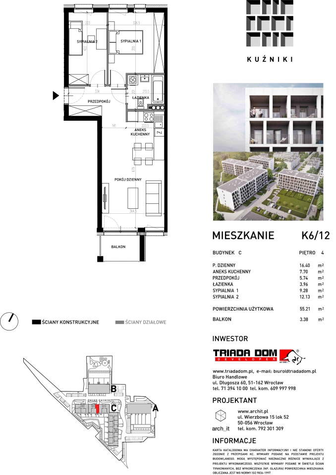 Mieszkanie K6/12