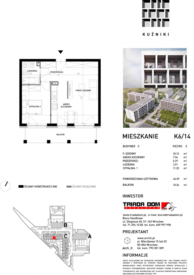 Mieszkanie K6/14