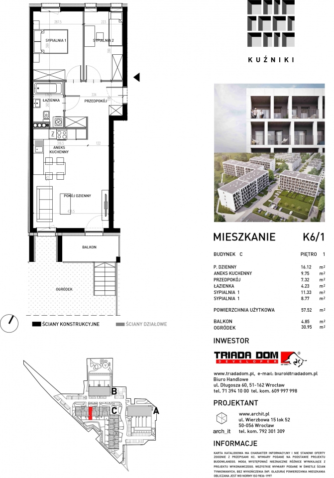 Mieszkanie K6/1