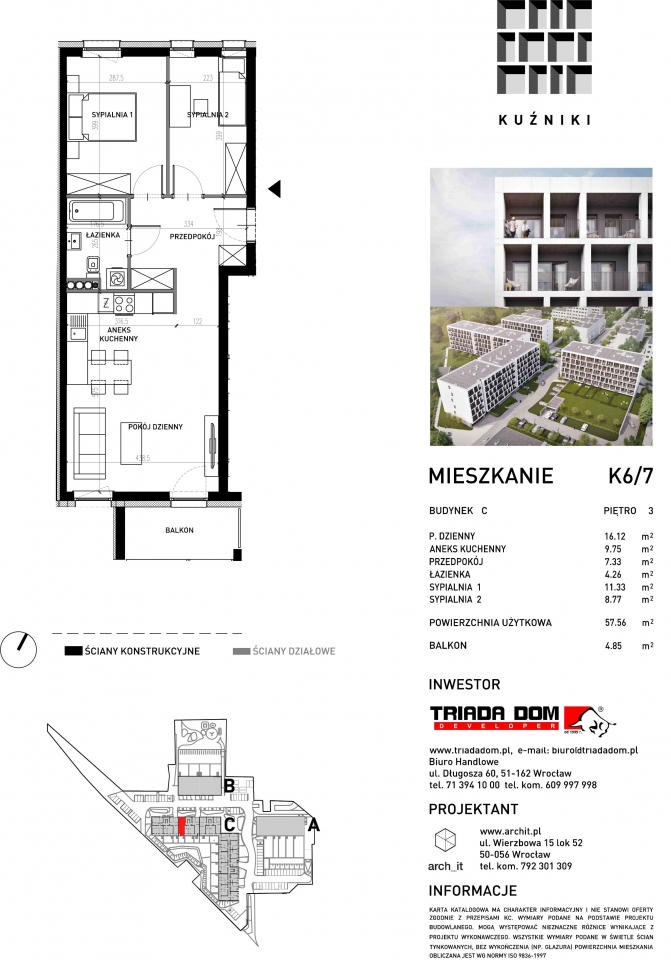 Mieszkanie K6/7