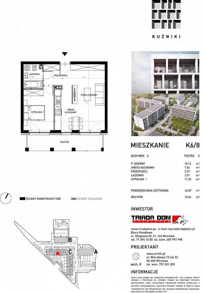 Mieszkanie K6/8