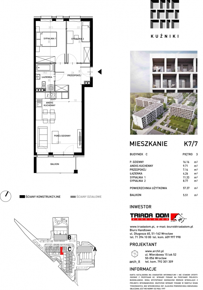 Mieszkanie K7/7
