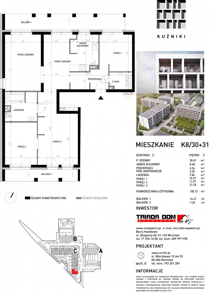 Mieszkanie K8/30+31