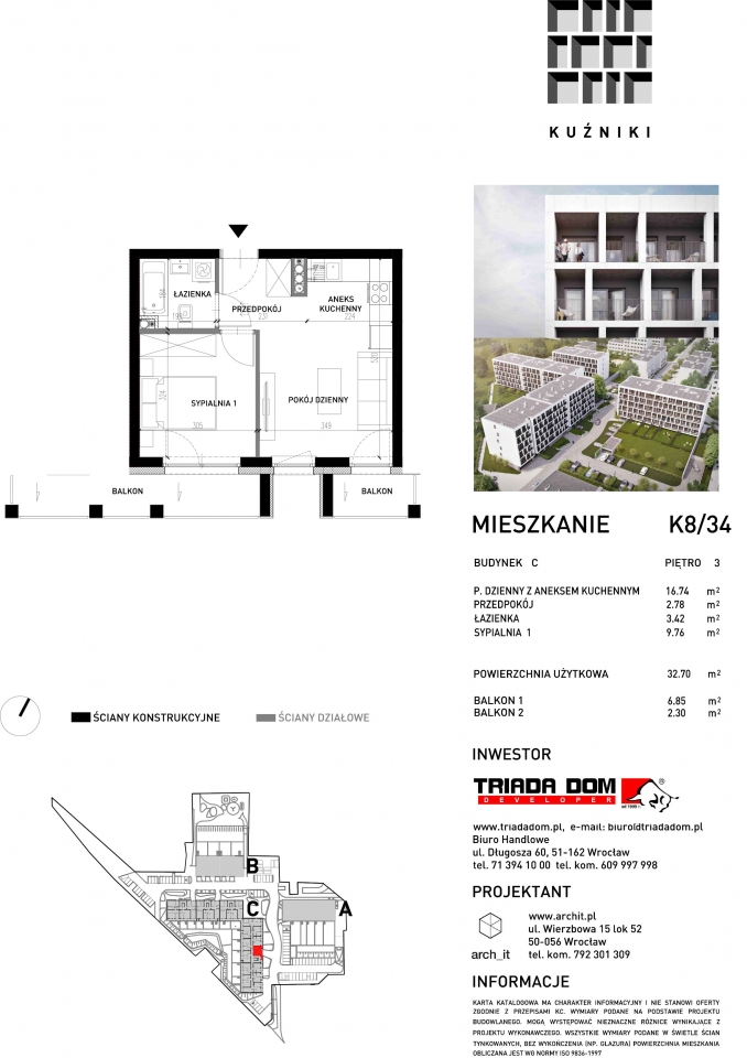 Mieszkanie K8/34