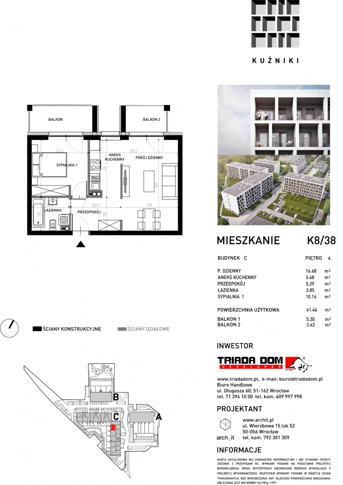 Mieszkanie K8/38