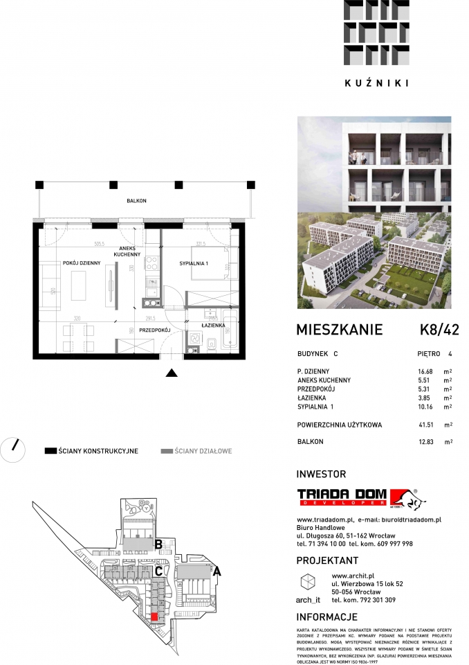 Mieszkanie K8/42