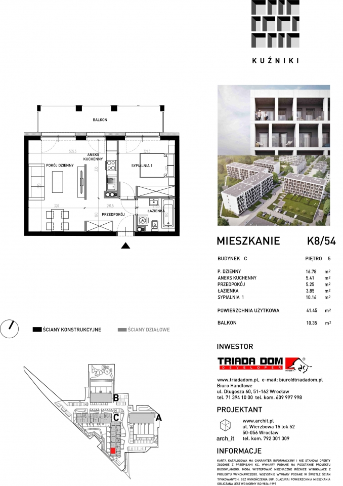 Mieszkanie K8/54